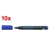  10 Permanentmarker Maxx 130 von Schneider, blau 